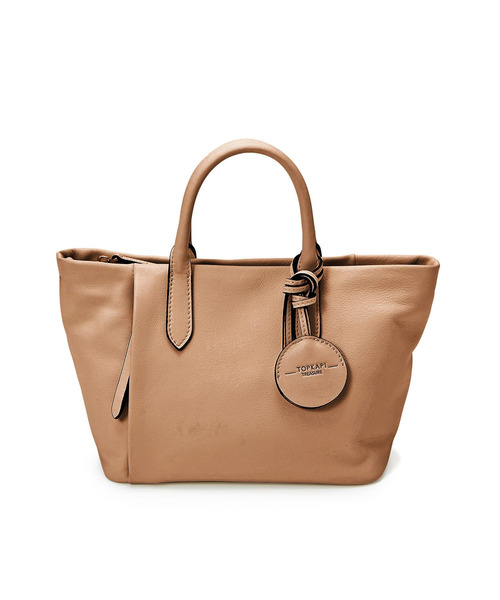 TOPKAPI(トプカピ)の「ソフトスムースレザー 2way ミニショルダーバッグ(ショルダーバッグ・レディース・ベージュ/クリーム/ブラック・FREE)」の2枚目の写真