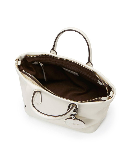 TOPKAPI(トプカピ)の「ソフトスムースレザー 2way ミニショルダーバッグ(ショルダーバッグ・レディース・ベージュ/クリーム/ブラック・FREE)」の12枚目の写真