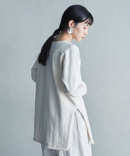 【SALE】nitca ワーカーズチュニックプルオーバー nitca（ニトカ）の「*〇ワーカーズチュニックプルオーバー（T
