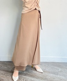 スカートベルトレイヤードパンツ