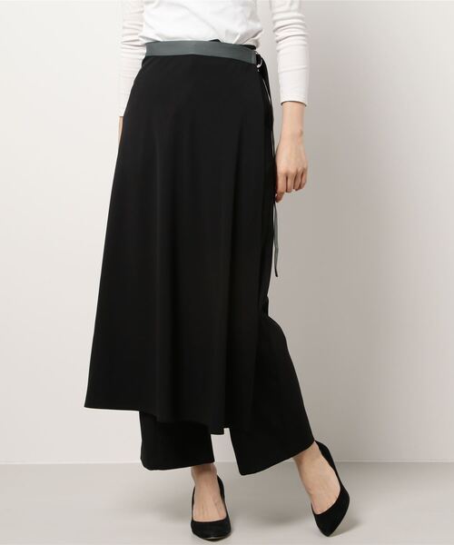 LADYMADE(レディメイド)の「スカートベルトレイヤードパンツ(その他パンツ・レディース・ブラック/ベージュ・S/M)」の11枚目の写真