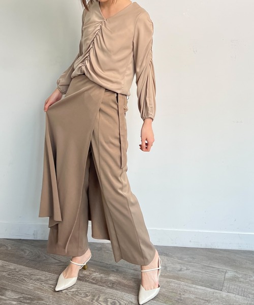 LADYMADE(レディメイド)の「スカートベルトレイヤードパンツ(その他パンツ・レディース・ブラック/ベージュ・S/M)」の18枚目の写真