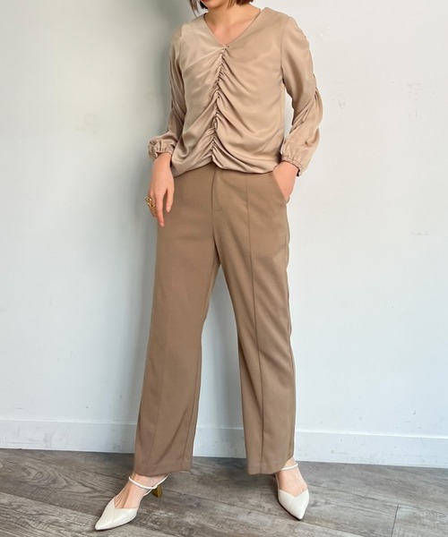 LADYMADE(レディメイド)の「スカートベルトレイヤードパンツ(その他パンツ・レディース・ブラック/ベージュ・S/M)」の16枚目の写真