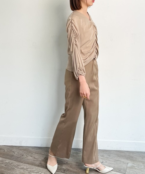 LADYMADE(レディメイド)の「スカートベルトレイヤードパンツ(その他パンツ・レディース・ブラック/ベージュ・S/M)」の15枚目の写真