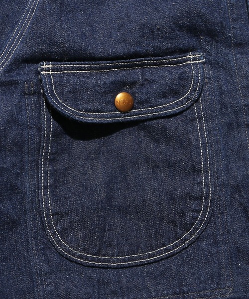 orSlow(オアスロウ)の「orSlow/オアスロウ 50's COVERALL DENIM ONE WASH デニムジャケット(デニムジャケット・メンズ・ワンウォッシュ・2/4/3)」の19枚目の写真