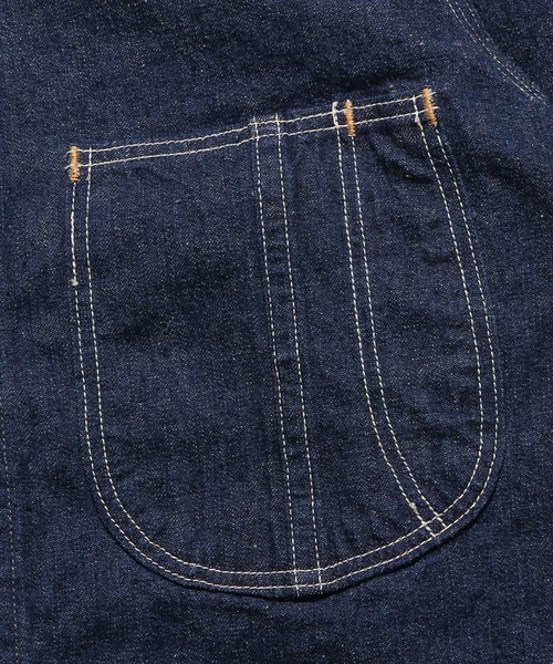 orSlow(オアスロウ)の「orSlow/オアスロウ 50's COVERALL DENIM ONE WASH デニムジャケット(デニムジャケット・メンズ・ワンウォッシュ・2/4/3)」の20枚目の写真
