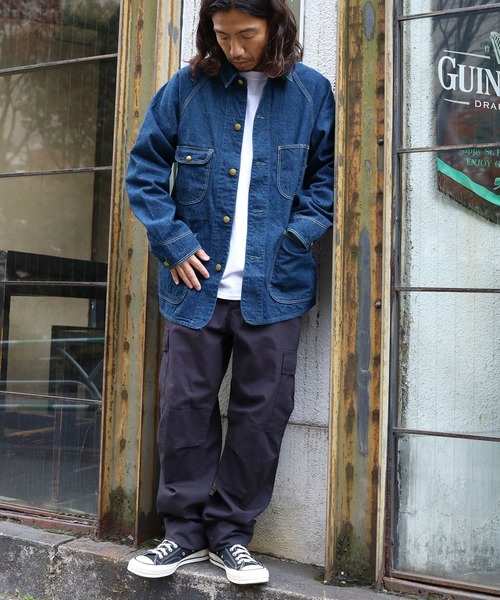 orSlow(オアスロウ)の「orSlow/オアスロウ 50's COVERALL DENIM ONE WASH デニムジャケット(デニムジャケット・メンズ・ワンウォッシュ・2/4/3)」の14枚目の写真