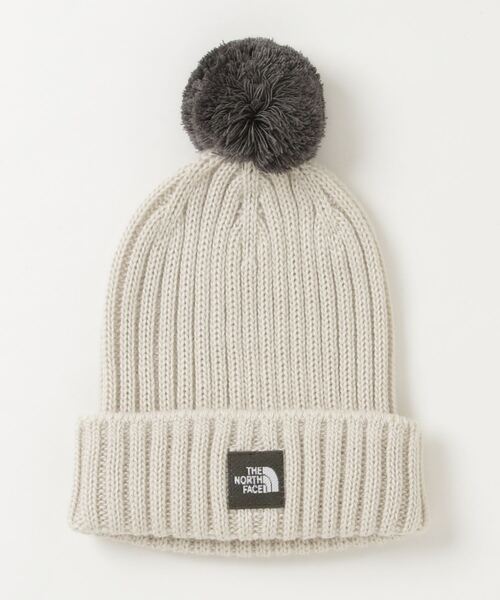 THE NORTH FACE(ザノースフェイス)の「Baby Cappucho Lid - NNB41800(ニットキャップ/ビーニー・キッズ・オフホワイト/ネイビー・FREE)」の2枚目の写真