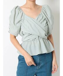 RESEXXY | カシュクールパワショルチュニック(シャツ/ブラウス)