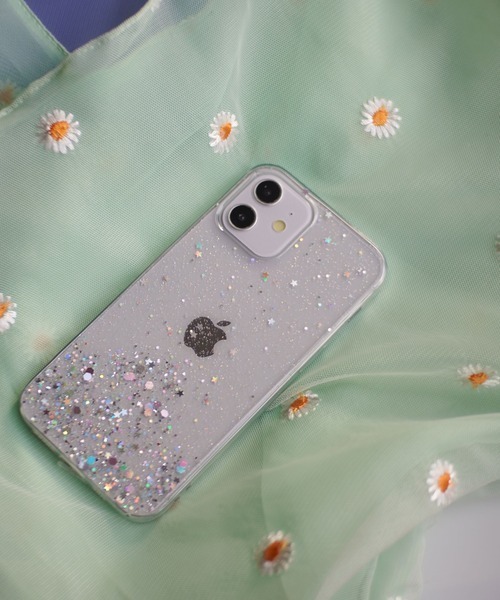 dictionary(ディクショナリー)の「【dictionary】ラメデザイン iPhoneケース(スマホケース/カバー・レディース・ブルー/クリア/ピンク/クリアブラック・A/C/D/B)」の4枚目の写真