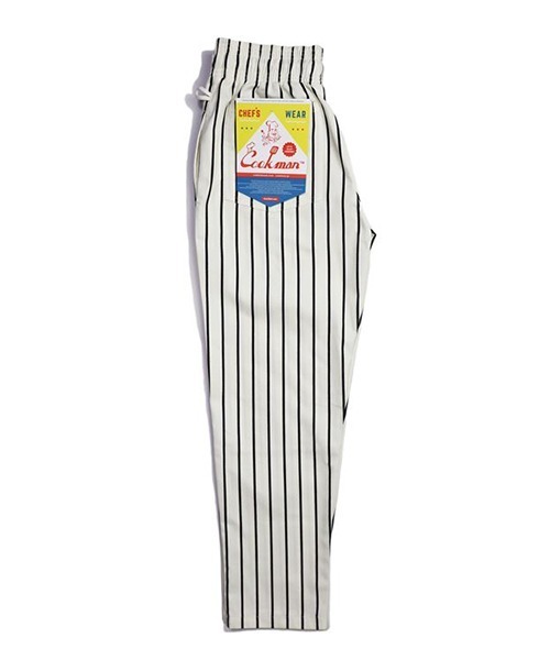 COOKMAN(クックマン)の「Cookman クックマン シェフパンツ イージーパンツ white×black ストライプ(その他パンツ・メンズ・ホワイト×ブラック・SMALL/MEDIUM/LARGE/X-LARGE)」の2枚目の写真
