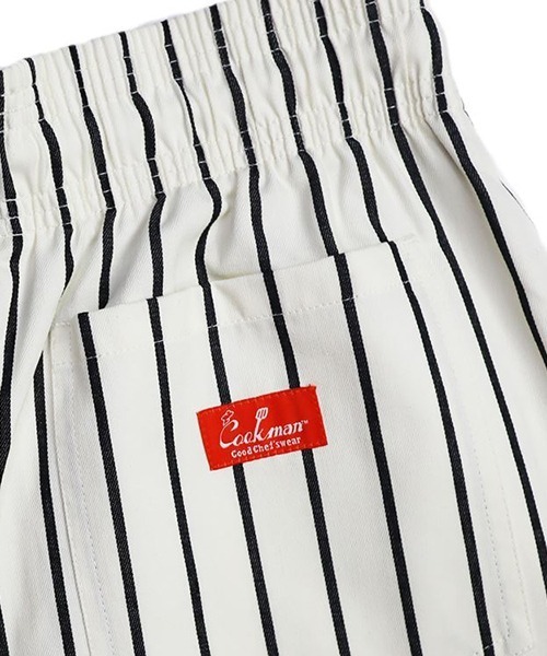 COOKMAN(クックマン)の「Cookman クックマン シェフパンツ イージーパンツ white×black ストライプ(その他パンツ・メンズ・ホワイト×ブラック・SMALL/MEDIUM/LARGE/X-LARGE)」の6枚目の写真