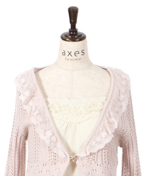 FOXEY フォクシー レナニット ボレロ ショート丈 カーディガン