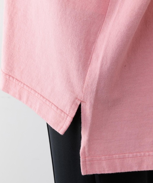 MILKFED.（ミルクフェド）の「PRINTED POCKET BIG TOP（Tシャツ/カットソー・レディース・ホワイト/ブラック/ベージュ/ピンク・ONE SIZE）」の7枚目の写真