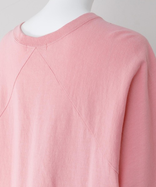 MILKFED.（ミルクフェド）の「PRINTED POCKET BIG TOP（Tシャツ/カットソー・レディース・ホワイト/ブラック/ベージュ/ピンク・ONE SIZE）」の9枚目の写真