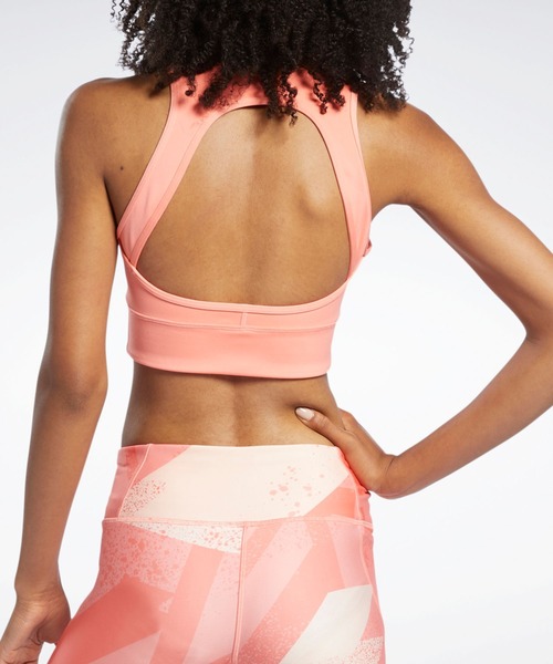 Reebok（リーボック）の「ラン ハイインパクトブラ / Run High-Impact Bra（スポーツブラ・レディース・ブラック/コーラル・SMALL/MEDIUM/LARGE/X-LARGE/X-SMALL）」の9枚目の写真