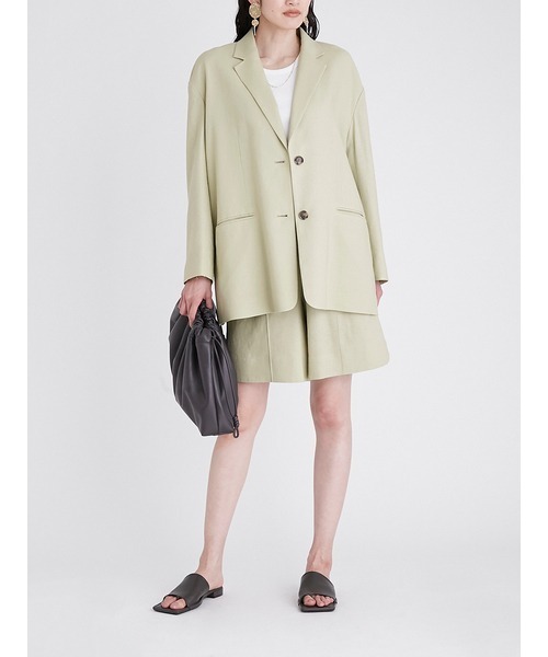 Mila Owen(ミラオーウェン)の「ウエストゴム脇スリットハーフパンツ(その他パンツ・レディース・ブラック/グリーン/アイボリー・1/0)」の9枚目の写真