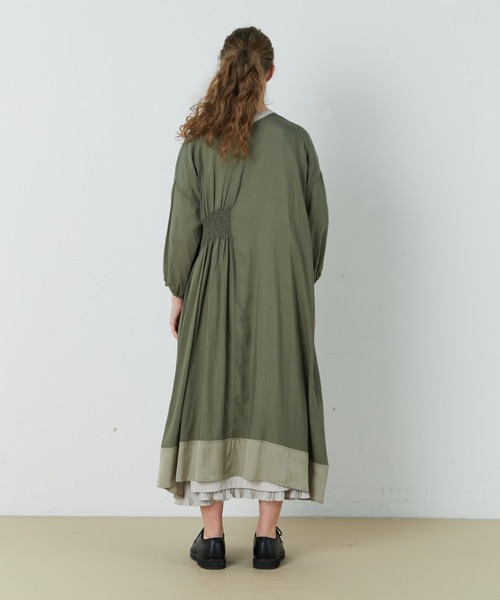 FRAPBOIS(フラボア)の「プールガウン(その他アウター・レディース・グリーン/ブラック・1)」の13枚目の写真