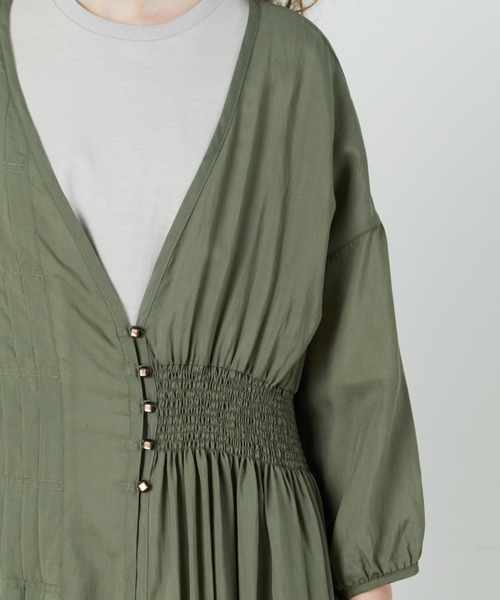 FRAPBOIS(フラボア)の「プールガウン(その他アウター・レディース・グリーン/ブラック・1)」の19枚目の写真