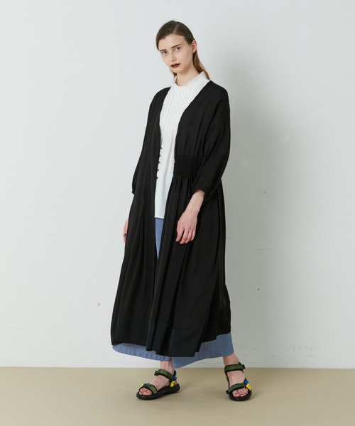 FRAPBOIS(フラボア)の「プールガウン(その他アウター・レディース・グリーン/ブラック・1)」の14枚目の写真