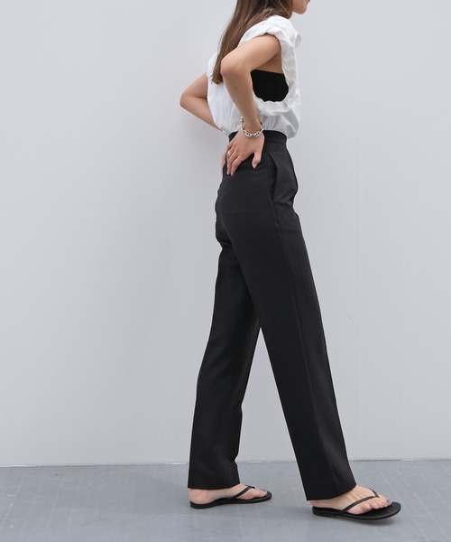 AKTE（アクテ）の「ロールアップボックスシルエットシャツ（シャツ/ブラウス・レディース・ホワイト/ブラック・FREE）」の12枚目の写真