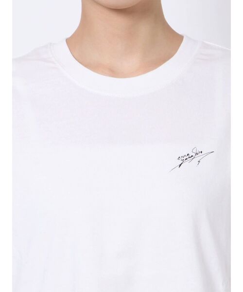 MURUA（ムルーア）の「【MURUA×山代エンナ】サンフラワーTシャツ（Tシャツ/カットソー・レディース・ホワイト/ダークグレー・FREE）」の21枚目の写真