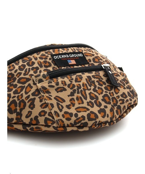Ocean&Ground（オーシャン&グラウンド）の「レオパードボディBAG（ボディバッグ/ウエストポーチ・キッズ・ベージュ・FREE）」の7枚目の写真