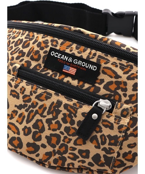 Ocean&Ground（オーシャン&グラウンド）の「レオパードボディBAG（ボディバッグ/ウエストポーチ・キッズ・ベージュ・FREE）」の8枚目の写真