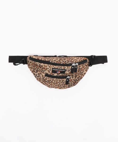 Ocean&Ground（オーシャン&グラウンド）の「レオパードボディBAG（ボディバッグ/ウエストポーチ・キッズ・ベージュ・FREE）」の6枚目の写真