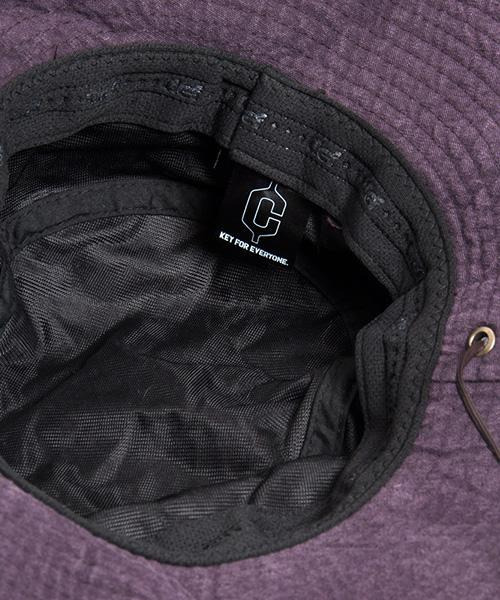 Clef(クレ)の「Clef/クレ ハット UVカット 吸水速乾 アドベンチャーハット MEX RB3321(ハット・レディース・ブラック/ブルー/ネイビー/カーキ/ピンク・FREE)」の12枚目の写真