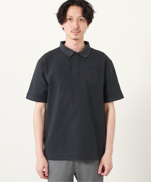 JOURNAL STANDARD(ジャーナルスタンダード)の「【CHARCOAL/チャコール】OC USA Pique ポロシャツ(ポロシャツ・メンズ・ライトグレー/ブラック・X-LARGE/LARGE/XX-LARGE)」の4枚目の写真