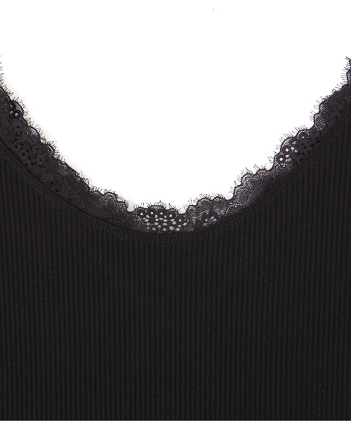 PROPORTION BODY DRESSING（プロポーションボディドレッシング）の「バックオープンリブテレコカットソー / 1211260602（Tシャツ/カットソー・レディース・ライトピンク/ブルー系その他/ブラック・SMALL/MEDIUM）」の5枚目の写真