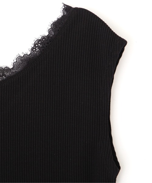 PROPORTION BODY DRESSING（プロポーションボディドレッシング）の「バックオープンリブテレコカットソー / 1211260602（Tシャツ/カットソー・レディース・ライトピンク/ブルー系その他/ブラック・SMALL/MEDIUM）」の15枚目の写真