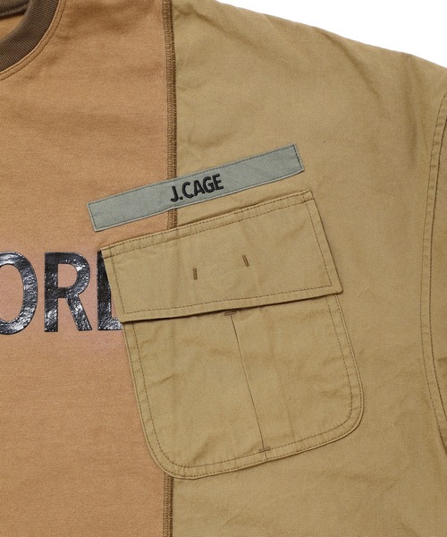 SIVA（シヴァ）の「SIVA シヴァ / JUNGLE-FATIGUE WIDE SHIRTS ジャングルファティーグワイドシャツ ビッグシルエットロンT / 21C-S-02-03（Tシャツ/カットソー・メンズ・サンドベージュ/オリーブドラブ/ブラック・FREE）」の22枚目の写真