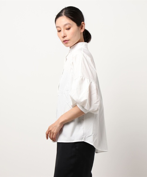 MAISON DE THERESE(メゾン ド テレーズ)の「ボリュームスリーブブラウス(シャツ/ブラウス・レディース・ホワイト・M/S/L)」の4枚目の写真