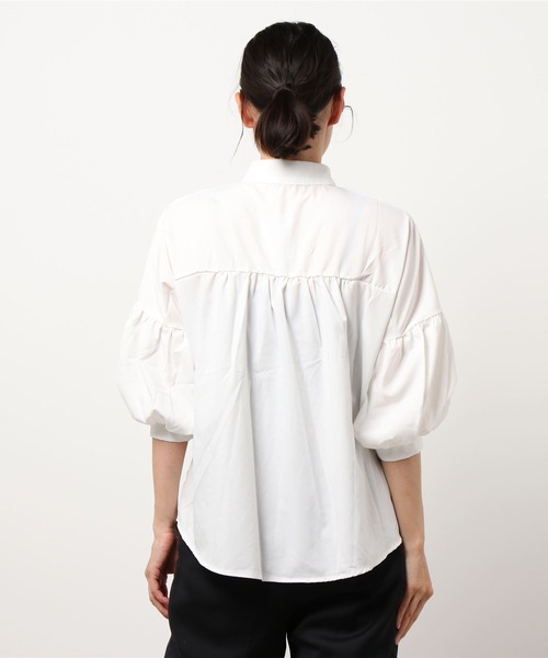 MAISON DE THERESE(メゾン ド テレーズ)の「ボリュームスリーブブラウス(シャツ/ブラウス・レディース・ホワイト・M/S/L)」の5枚目の写真