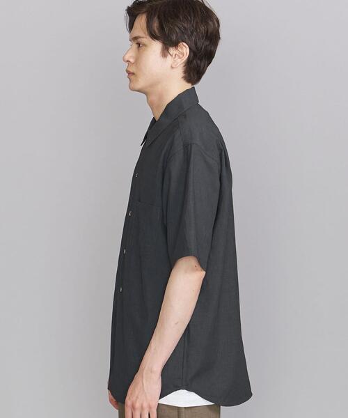 BEAUTY&YOUTH UNITED ARROWS(ビューティーアンドユースユナイテッドアローズ)の「BY ポリエステル ラミー リラックスレギュラー シャツ(シャツ/ブラウス・メンズ・ダークグレー/コバルトブルー・SMALL/MEDIUM/LARGE/X-LARGE)」の8枚目の写真