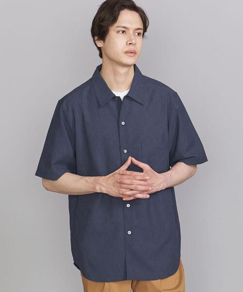 BEAUTY&YOUTH UNITED ARROWS(ビューティーアンドユースユナイテッドアローズ)の「BY ポリエステル ラミー リラックスレギュラー シャツ(シャツ/ブラウス・メンズ・ダークグレー/コバルトブルー・SMALL/MEDIUM/LARGE/X-LARGE)」の10枚目の写真