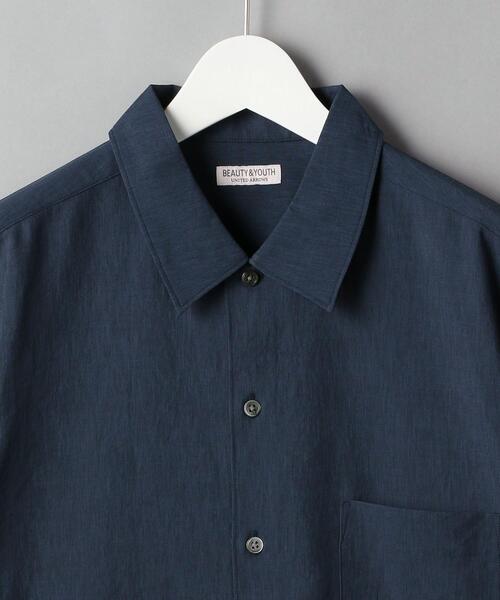 BEAUTY&YOUTH UNITED ARROWS(ビューティーアンドユースユナイテッドアローズ)の「BY ポリエステル ラミー リラックスレギュラー シャツ(シャツ/ブラウス・メンズ・ダークグレー/コバルトブルー・SMALL/MEDIUM/LARGE/X-LARGE)」の13枚目の写真