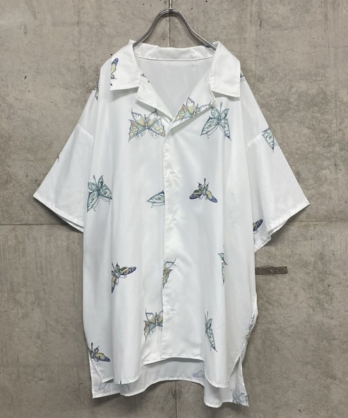 0658（ゼロロクゴーハチ）の「0658/ゼロロクゴーハチ/Butterfly open collar shirt（シャツ/ブラウス・レディース・ホワイト・FREE）」の7枚目の写真