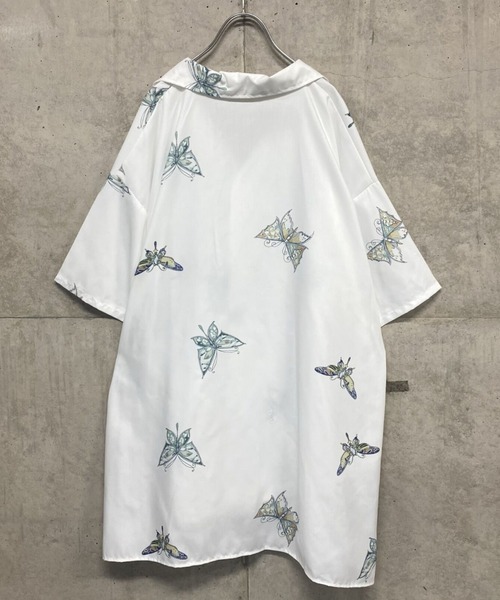 0658（ゼロロクゴーハチ）の「0658/ゼロロクゴーハチ/Butterfly open collar shirt（シャツ/ブラウス・レディース・ホワイト・FREE）」の8枚目の写真