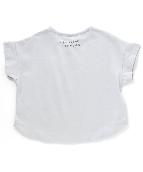 apres les cours（アプレレクール）の「3柄温度で色変わるTシャツ（Tシャツ/カットソー・キッズ・グレー/オフホワイト/サックスブルー・90/100/110/120/140/80/130）」の12枚目の写真