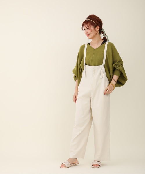 sakishimatokyo（サキシマトーキョー）の「【ZOZO限定】サキシマamp「サンドウォッシュサロペットパンツ」（サロペット/オーバーオール・レディース・グレー/オフホワイト/オレンジ・FREE）」の6枚目の写真