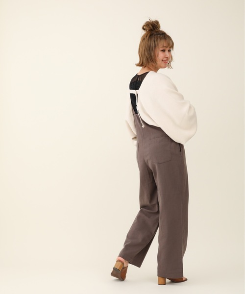 sakishimatokyo（サキシマトーキョー）の「【ZOZO限定】サキシマamp「サンドウォッシュサロペットパンツ」（サロペット/オーバーオール・レディース・グレー/オフホワイト/オレンジ・FREE）」の18枚目の写真