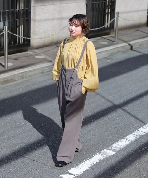 sakishimatokyo（サキシマトーキョー）の「【ZOZO限定】サキシマamp「サンドウォッシュサロペットパンツ」（サロペット/オーバーオール・レディース・グレー/オフホワイト/オレンジ・FREE）」の21枚目の写真