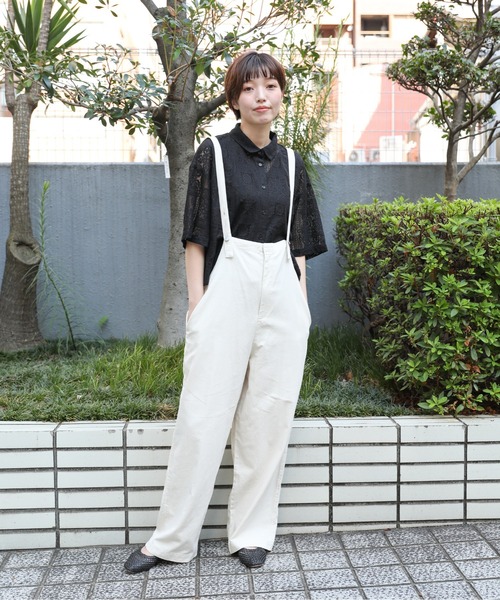 sakishimatokyo（サキシマトーキョー）の「【ZOZO限定】サキシマamp「サンドウォッシュサロペットパンツ」（サロペット/オーバーオール・レディース・グレー/オフホワイト/オレンジ・FREE）」の20枚目の写真