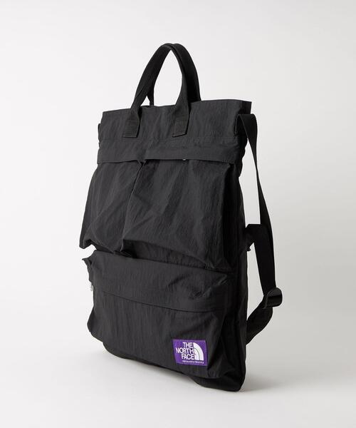 THE NORTH FACE PURPLE LABEL（ザ ノースフェイス パープルレーベル）の「<THE NORTH FACE PURPLE LABEL> コーデュラ リップストップナイロン 2WAYバッグ ♱（ショルダーバッグ・メンズ・ブラック/パープル・FREE）」の6枚目の写真