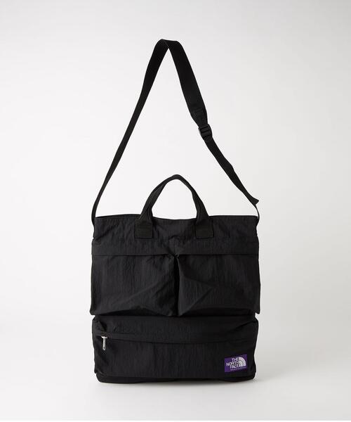 THE NORTH FACE PURPLE LABEL（ザ ノースフェイス パープルレーベル）の「<THE NORTH FACE PURPLE LABEL> コーデュラ リップストップナイロン 2WAYバッグ ♱（ショルダーバッグ・メンズ・ブラック/パープル・FREE）」の5枚目の写真