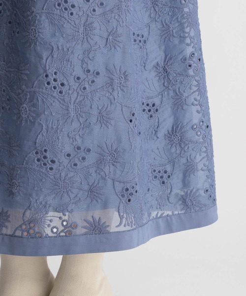 Andemiu(アンデミュウ)の「ベルトツキレーススカート215843(スカート・レディース・ベージュ/カーキ/ブルー・SMALL/MEDIUM)」の17枚目の写真