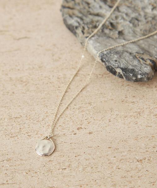 CITEN(シテン)の「<CITEN(シテン)>ニュアンスコイン プレート ネックレス(ネックレス・レディース・ゴールド/シルバー・FREE)」の1枚目の写真